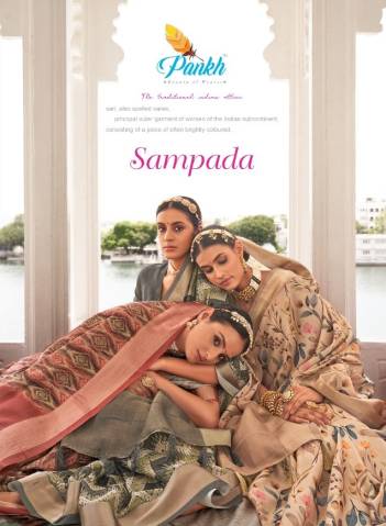 Sampada By Pankh Fancy Viscose Dola Silk Saree Collection